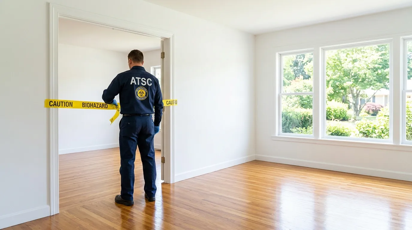 Certified biohazard cleanup crew performing Crime Scene Cleanup in Burnsville